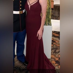 Size 5/6 formal gown with train.  New